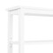 Alaterre Furniture Dover Over Toilet Organizer with Open Shelving, Bathroom Shelf with 2 Towel Rods ANDO724WH - alternate 6